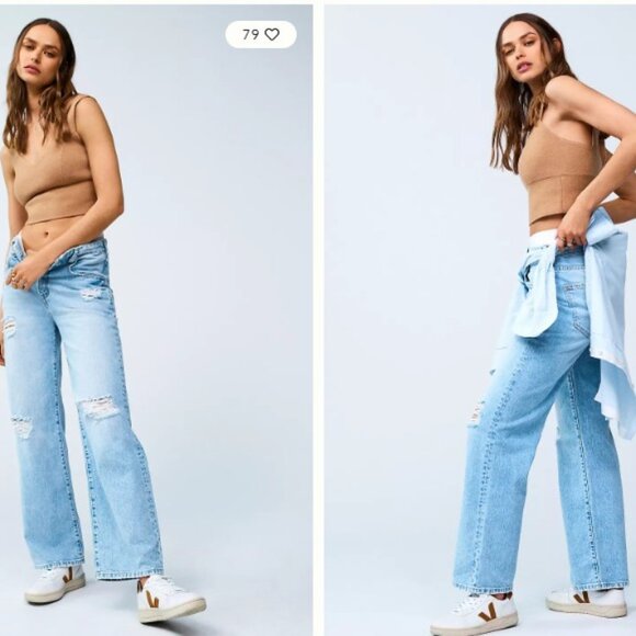 Anthropologie X Pilcro Joey High Rise Relaxed Jeans. Size 27 - Picture 7 of 7